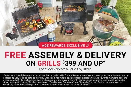 Free Assembly & Delivery on Grills $399 and Up